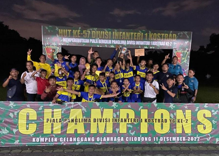 Selamat! SSB Kedaton United Raih Juara 2 di Piala Panglima Divisi Infanteri 1 Kostrad 