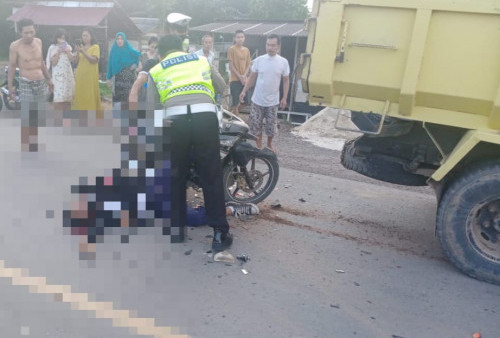 Dua Anak SMP di Mesuji Tabrak Bak Mobil, Satu Orang Tewas