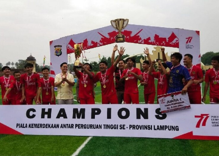 UKM Futsal Teknokrat Juarai Liga Mini Soccer
