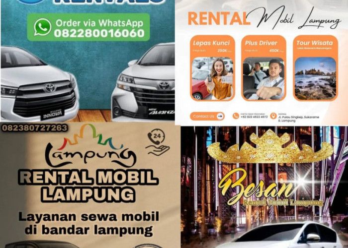 Catat! 4 Rekomendasi Rental Mobil di Bandar Lampung, Murah dan Terpercaya
