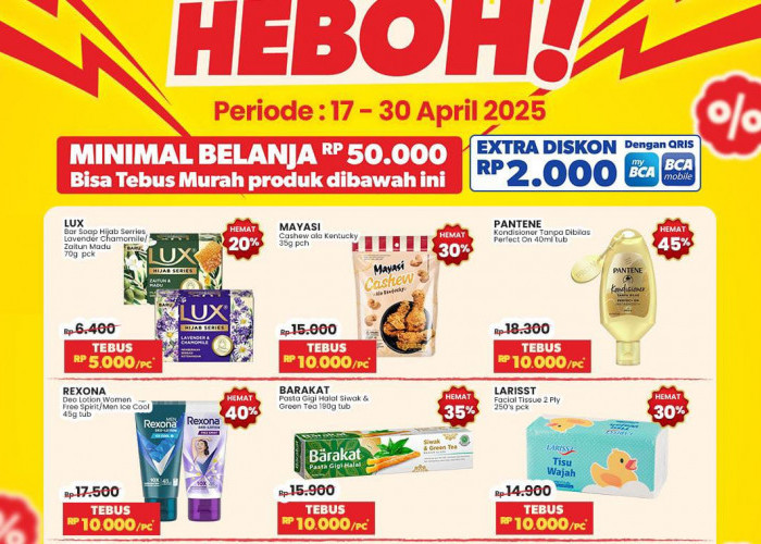 Promo Indomaret Spesial Belanja Jumat Makin Hemat, Ada Diskon Tebus Heboh Mulai Rp 10 Ribu