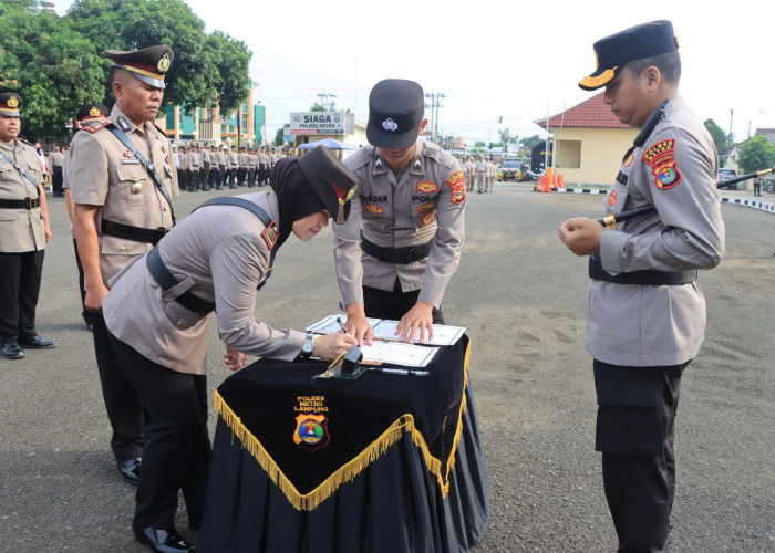 Sertijab Pejabat Polres Metro, Empat Posisi Berganti, Ini Rinciannya