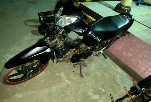 Nekat Tabrak Mobil Polisi Saat Akan Diamankan, Tersangka Curanmor Didor