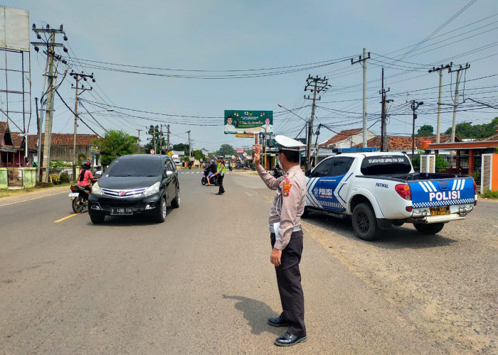 293 Personil Polres Lampura dan TNI Amankan Arus Balik