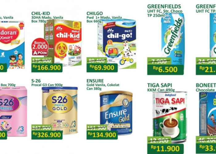 Promo JSM Alfamart Spesial Munggahan, Cek Katalog Produk Susu Dengan Harga Hemat