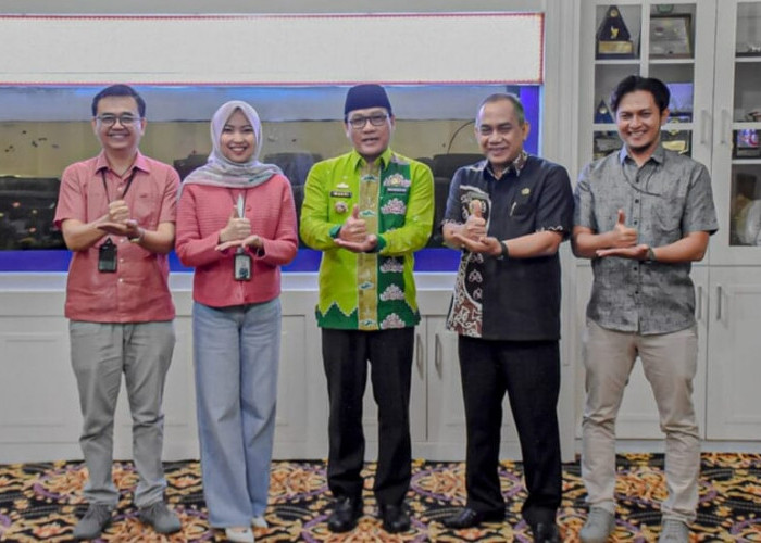 BPJS Kesehatan Cabang Kota Metro Audiensi dengan Walikota