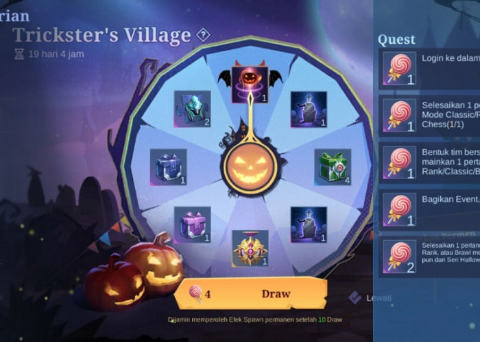 Dijamin Dapat Skin Gratis Halloween Mobile Legend, Begini Cara Cepat Selesaikan Quest-nya