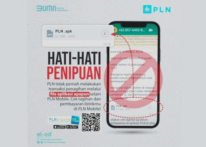 Waspada Penipuan Modus Tagihan Listrik, Ini Ciri-cirinya 