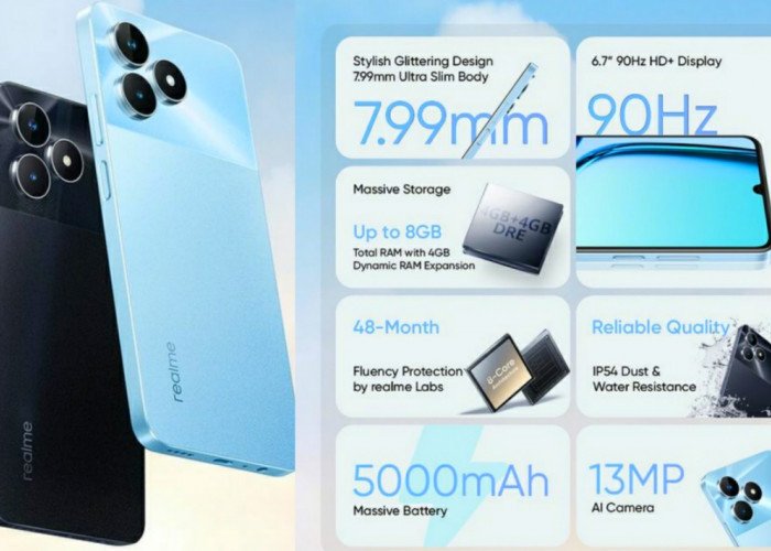 Masuk HP Rp 1 Jutaan, Bongkar Fitur Unggulan Realme Note 50 yang Sudah Hadir di Indonesia