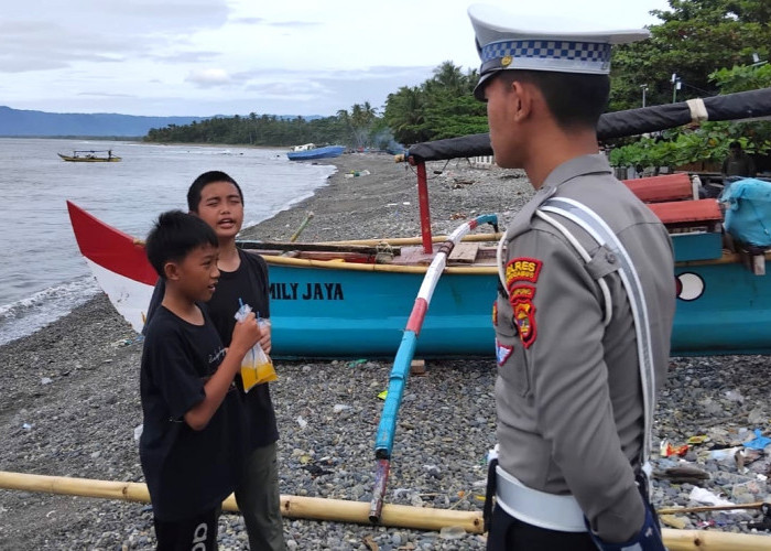 Satlantas Polres Tanggamus Gelar Patroli Wisata di Sejumlah Destinasi
