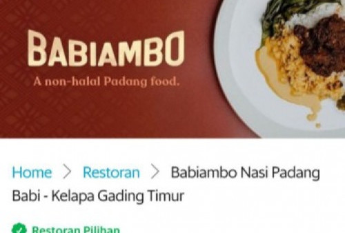 Waduh! Ada Babiambo, Menu Nasi Padang Babi di Grabfood