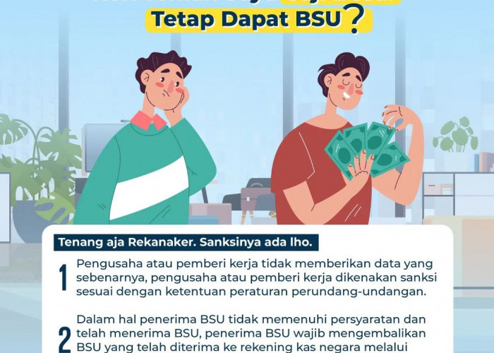 Gaji Besar Tetap Dapat BSU, Begini Penjelasan Kemnaker RI
