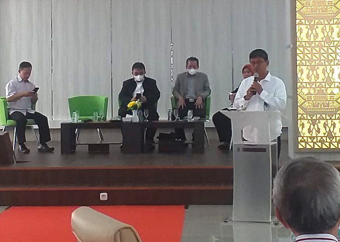 Paparan Visi Misi Bakal Calon Rektor Universitas Lampung, Prof. Asep Sukohar Dapat Giliran Pertama 