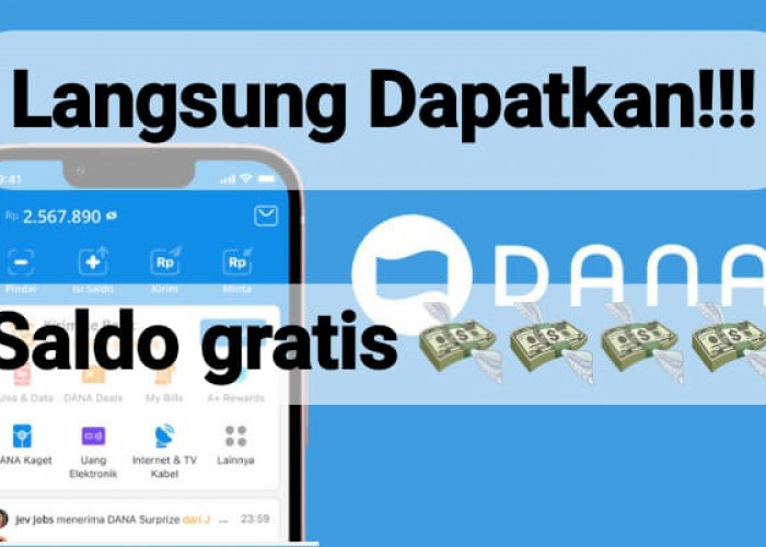 Langsung Dapatkan Saldo Gratis DANA Kaget Rp 190 Ribu, Klaim Praktis Via Link Cair Hitungan Menit