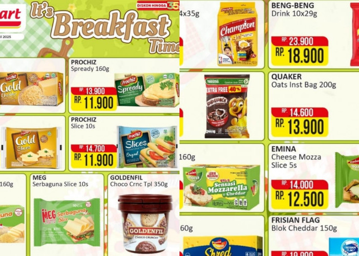 Promo Sarapan Hemat Alfamart di Akhir Pekan, Ada Diskon Hingga 35 Persen, Cek Produknya