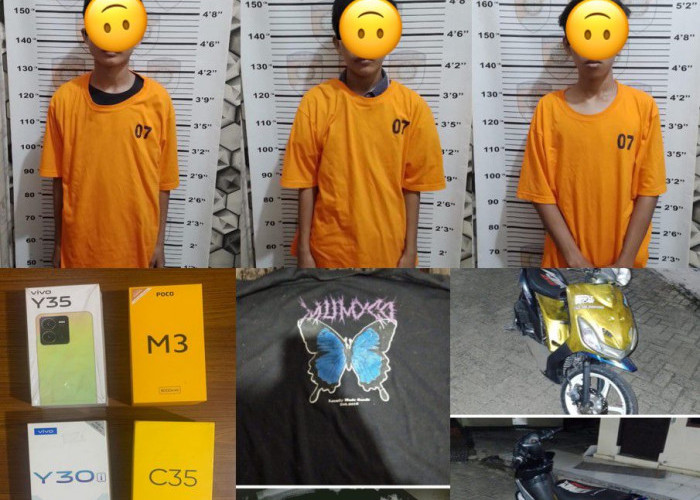  Bikin Miris, Masih Dibawah Umur Ini Nekat Bobol Konter HP di Kota Metro