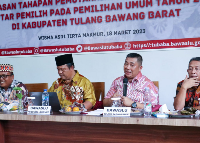 Bawaslu Tubaba Temukan 83.670 Pemilih TMS 