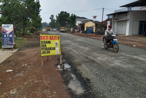 Dua Ruas Jalan di Metro Diperbaiki, Masyarakat Senang