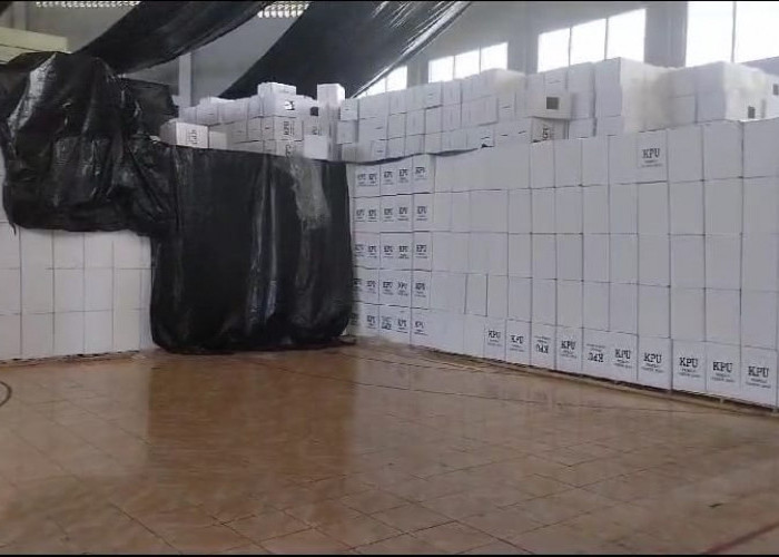 KPU Lampung Utara Pastikan Seluruh Logistik pada H-1 Siap di Seluruh TPS