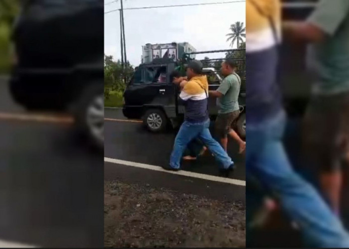 Polsek Kota Agung Bersama Warga Tangkap Tersangka Jambret