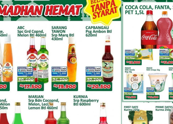 Hari Terakhir Promo Ramadhan Hemat di Alfamart Untuk Produk Sirup Hingga Kurma Pilihan
