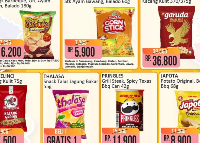 Promo Snack Fair Mulai Rp5.900, Belanja Murah dan Mudah Hanya di Alfamart, Ini Daftar Produknya