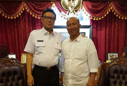 Mukhlis Basri Takziah ke Rumah Duka, Sebut Tjahjo Kumolo Orang Baik