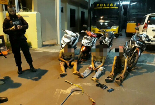 Sok Hebat! Pelajar SMK di Bandarlampung Ini Ciut Ketika Diamankan Polisi