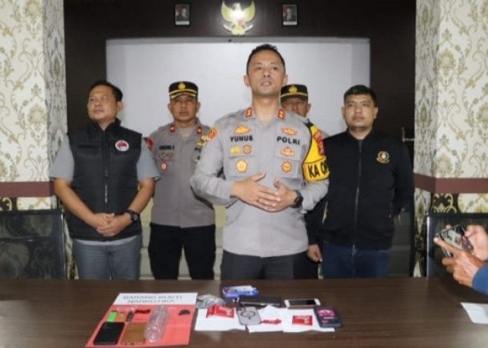 Razia Gabungan di Pringsewu, Dua Terduga Penyalahguna Narkoba dan 13 Orang Diamankan