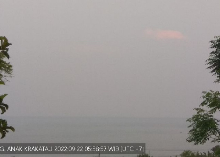 Kondisi Gunung Anak Krakatau : 2 Kali Alami Gempa pada Kamis 22 September 2022
