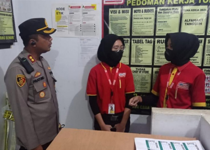 Kasus Perampokan Alfamart di Pesawaran, Tinggalkan Motor di Lokasi Kejadian 