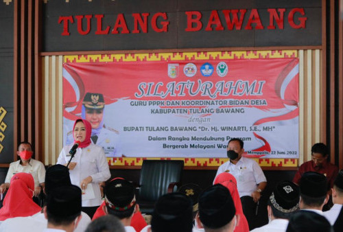 Kenang Tjahjo Kumolo, Bupati Tulang Bawang Winarti Bakal Terus Perjuangkan Honorer