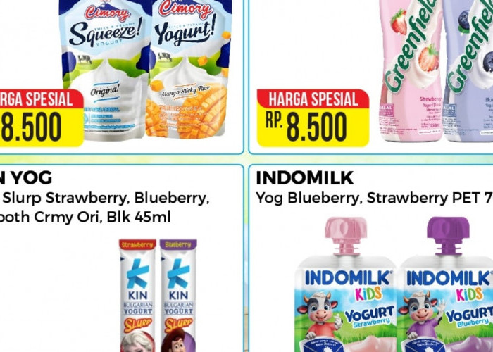 Promo Yogurt Fair Alfamart, Camilan Sehat Anti Boncos Spesial Akhir Pekan