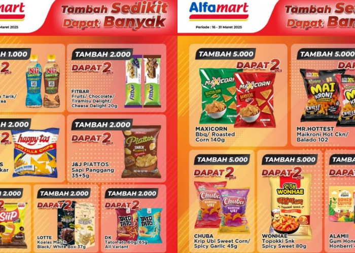 Promo Belanja Murah di Alfamart Sampai Akhir Bulan, Tambah Sedikit Dapat Banyak!