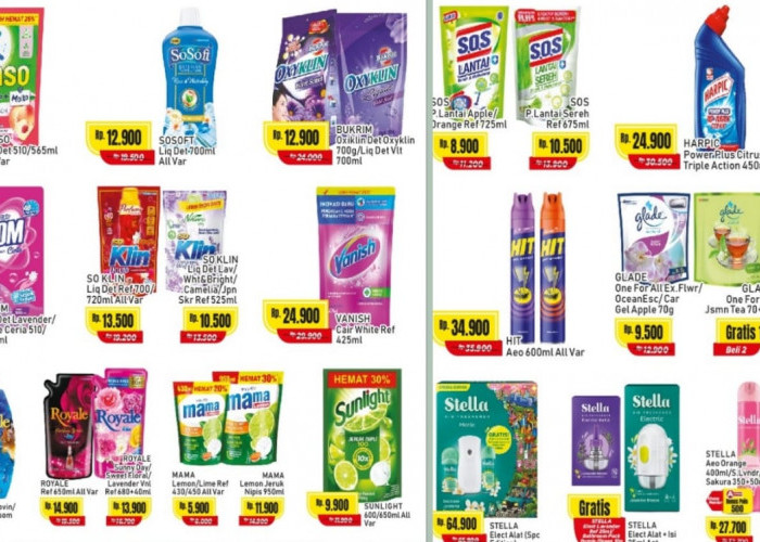 Promo Home Care Alfamart, Dapatkan Diskon Hingga 47 Persen, Cek Produk Lengkapnya