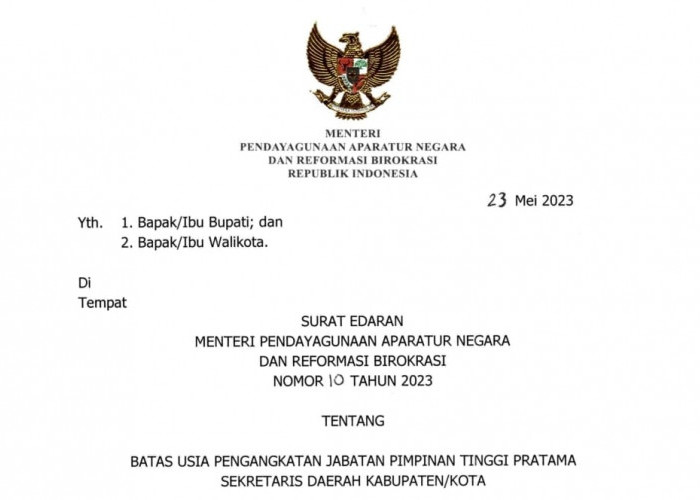  Aturan Baru, Pejabat Eselon III Bisa Ikut Daftar Lelang Sekda 