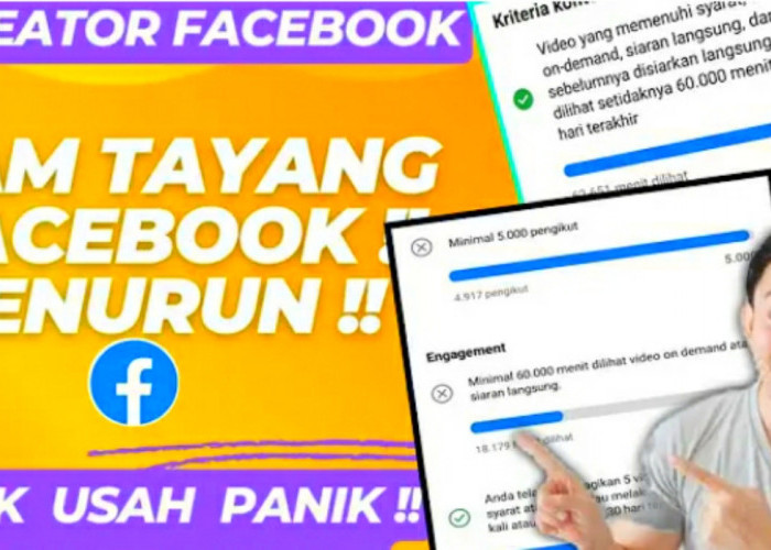 Konten Kreator Merapat! Ini Cara Agar Jam Tayang Tidak Turun saat Mengejar Monetisasi di Facebook Pro