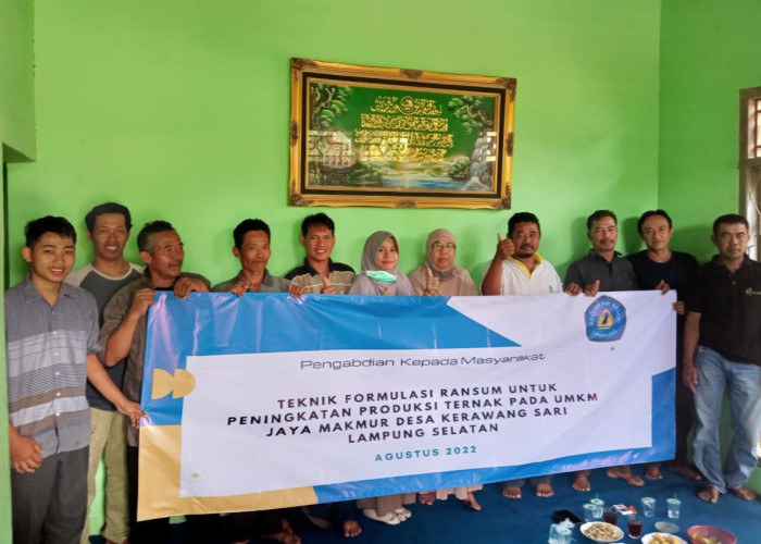 Tim Dosen Perternakan Polinela Terapkan Teknik Formulasi Ransum Guna Peningkatan Produksi Ayam Kampung