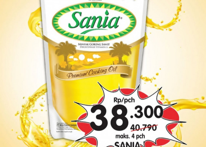 Promo Minyak Goreng Superindo 22-28 Mei 2025, Khusus Minyak Goreng Sania 2 Liter Rp 38.300 Terakhir Hari Ini