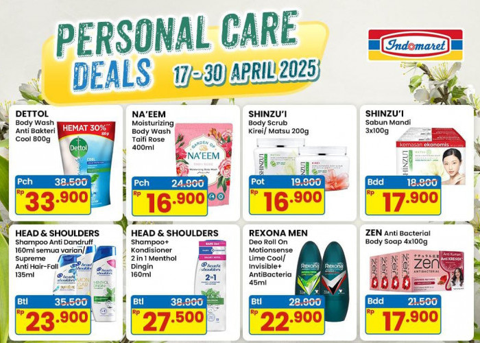 Percantik Diri Lewat Promo Indomaret Super Hemat, Ada Diskon Lulur Putih Mulai Rp 16 Ribu