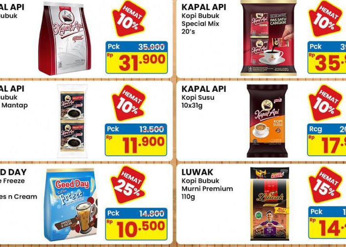 Promo Indomaret Sarapan Murah Makin Hemat, Ada Diskon Kopi Pagi Hingga Sereal