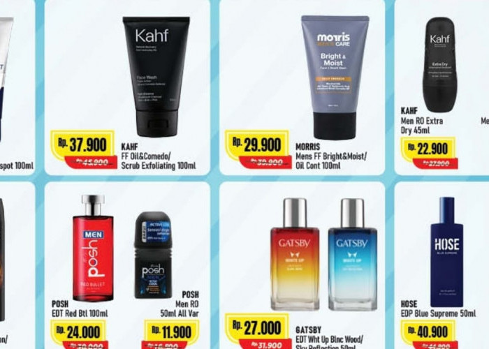 Promo Skincare Khusus Pria, Dapatkan Produk Berkualitas di Alfamart Dengan Harga Hemat