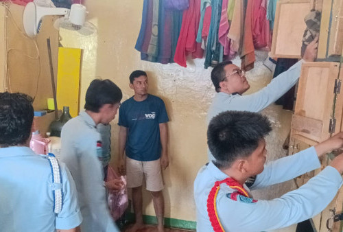 Petugas Rutan Kota Agung Sidak Blok Hunian