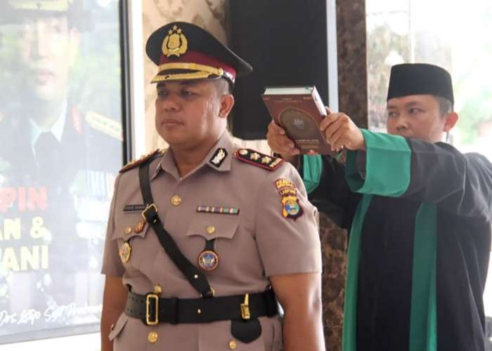 Pasangan Baru Pimpin Polresta Bandar Lampung, Kapolres Pagar Alam Dilantik Jadi Wakapolresta    