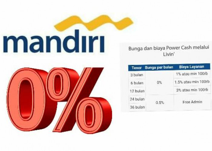 Pinjaman Tanpa Bunga Livin by Mandiri Limit Rp 100 Juta, Begini Cara Mudah Mendapatkannya