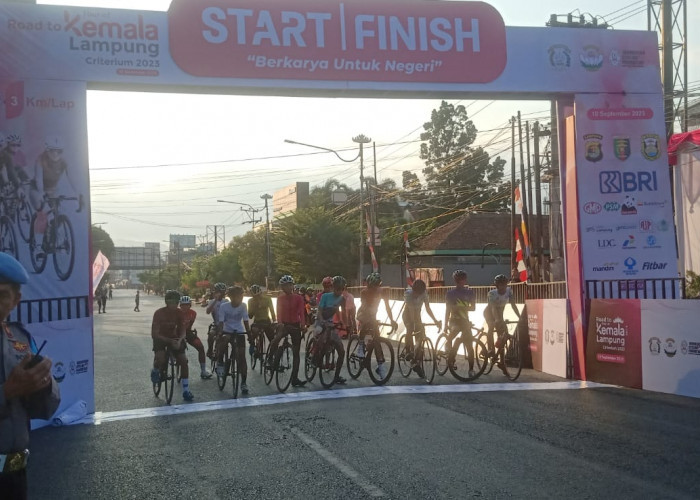 Tour of Kemala Lampung Diikuti Ratusan Pembalap Sepeda