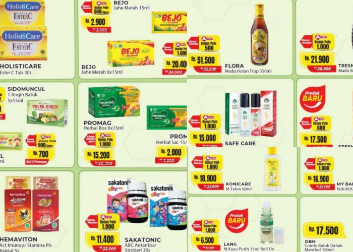 Promo Alfamart Hari Ini, Puasa Lancar Dengan Produk Suplemen Kesehatan, Cek Katalognya