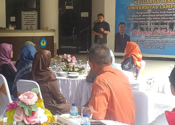 Rektor Unila Prof. Lusmeilia Afriani Komitmen Lanjutkan PR, Fokus Program 100 Hari Kerja 