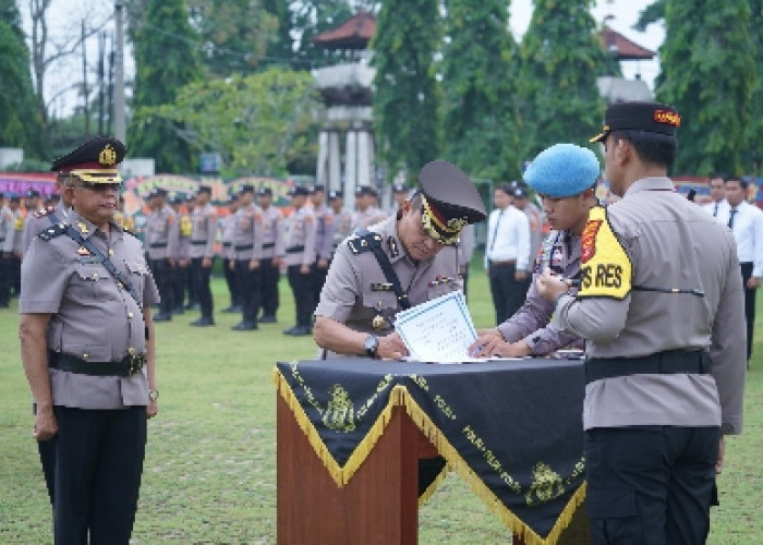 Ini Kabag, Kasat dan Kapolsek yang Baru Hasil Mutasi di Jajaran Polres Lampura