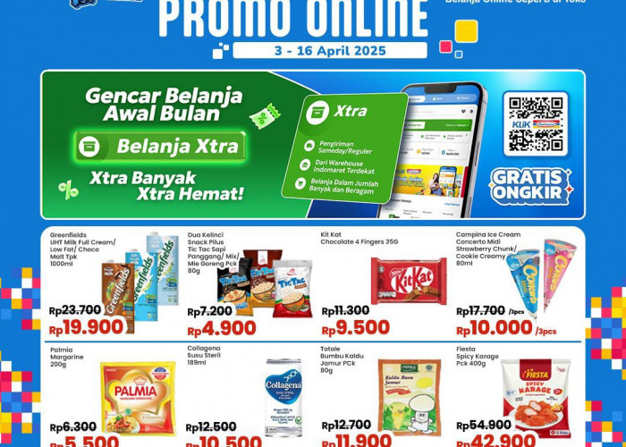 Promo Indomaret Online Makin Praktis, Nikmati Diskon Cemilan Hemat Murah Mulai Harga Rp 4 Ribu 